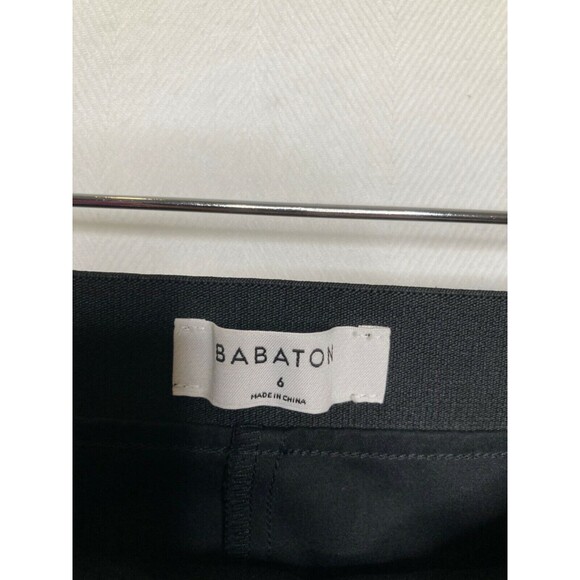 BABATON ATELIER Black Dress Pants Size 6 Super High Rise Skinny Stretch Elastic - Picture 11 of 12